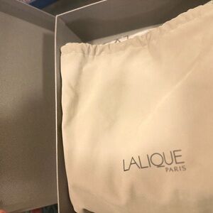 Lalique Paris Cream Dust Bag